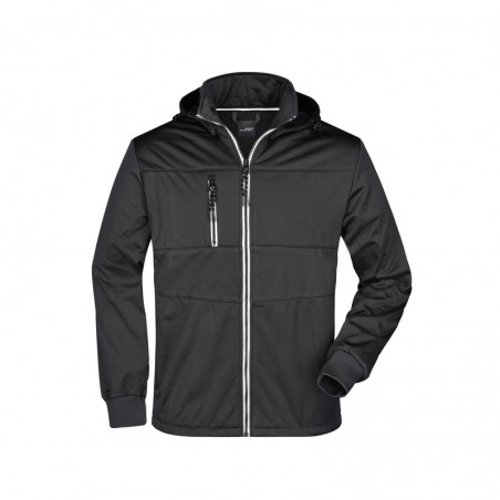 Young softshell jacket with fashionable details