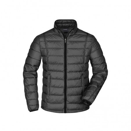 Casual down jacket with stand-up collar