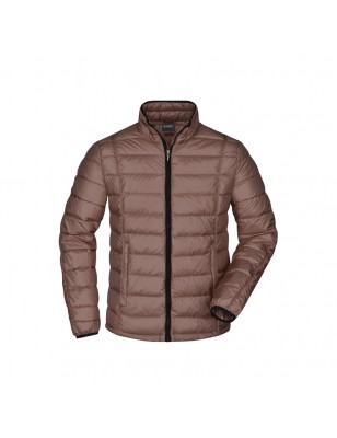 Casual down jacket with stand-up collar