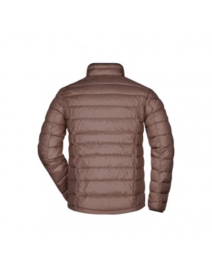 Casual down jacket with stand-up collar