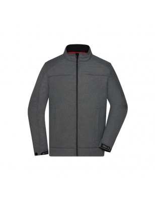 Classic softshell jacket in melange look