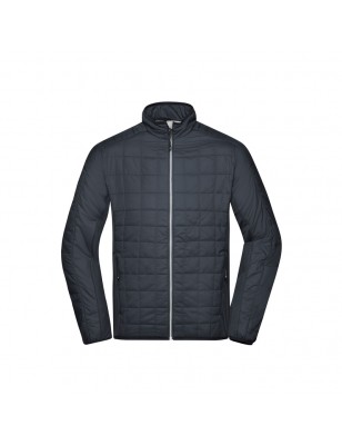 Lightly padded jacket in casual material mix