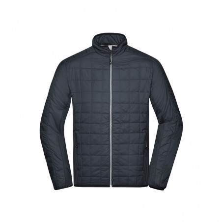 Lightly padded jacket in casual material mix