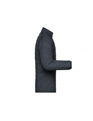 Lightly padded jacket in casual material mix