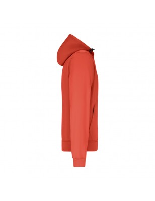 Hooded softshell jacket in sporty design