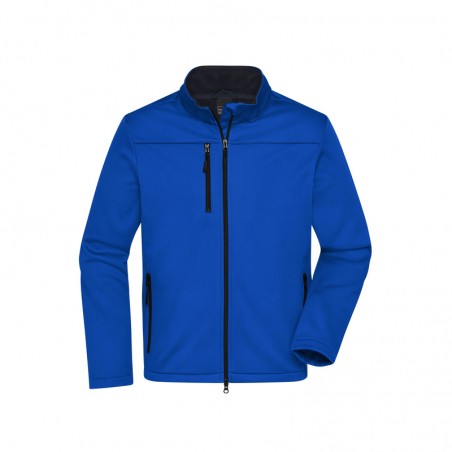 Classic softshell jacket in sporty design made of recycled