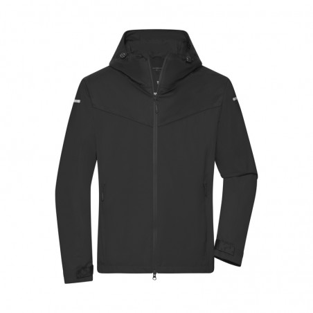 Light, lined outdoor softshell-jacket for extreme weather conditions