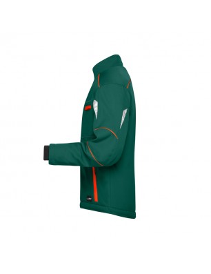 Functional softshell jacket with warm inner lining