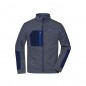 Easy-care knitted fleece jacket for work and leisure time