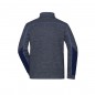 Easy-care knitted fleece jacket for work and leisure time