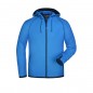 Fashionable hooded fleece jacket