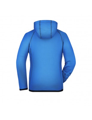 Fashionable hooded fleece jacket