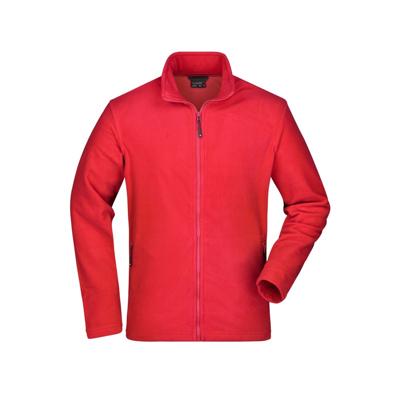 Classic fleece jacket with stand-up collar