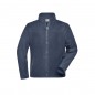 Durable fleece jacket in mixed fabrics