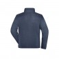 Durable fleece jacket in mixed fabrics