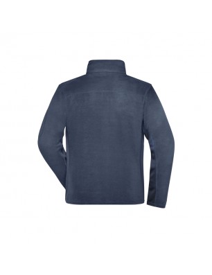 Durable fleece jacket in mixed fabrics