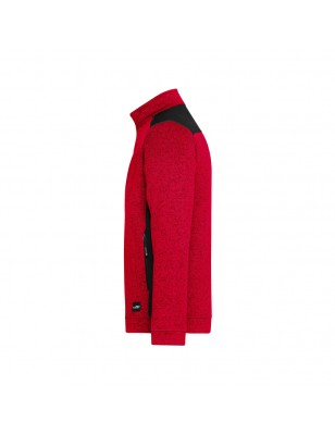 Easy care knitted fleece jacket in material mix