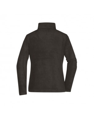 Fleece jacket with stand-up collar in classic design