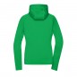 Casual hooded stretch fleece jacket