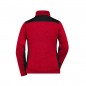 Easy care knitted fleece jacket in material mix