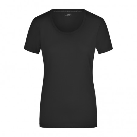 T-shirt made of soft elastic single jersey