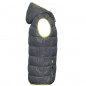 Ultra light down vest with hood in casual style