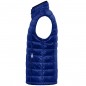 Casual down vest with stand-up collar