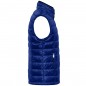 Casual down vest with stand-up collar