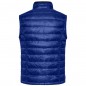 Casual down vest with stand-up collar