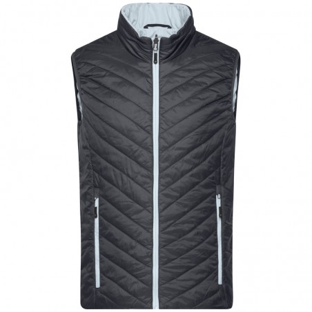 Light reversible vest with DuPont SoronaŽ padding (renewable, organic raw material)