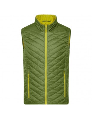 Light reversible vest with DuPont SoronaŽ padding (renewable, organic raw material)