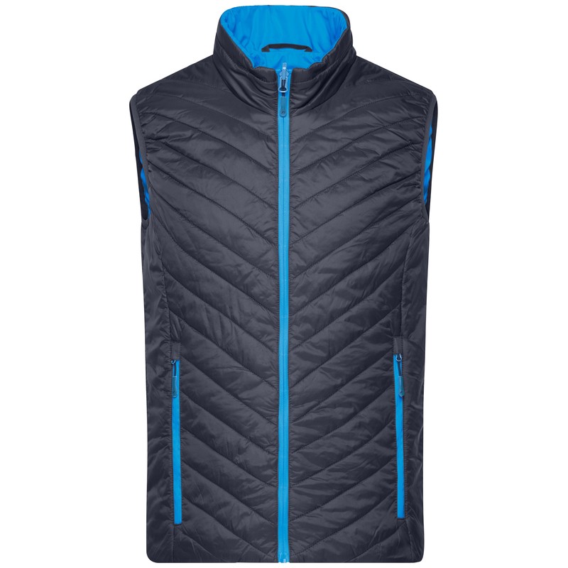 Light reversible vest with DuPont SoronaŽ padding (renewable, organic raw material)