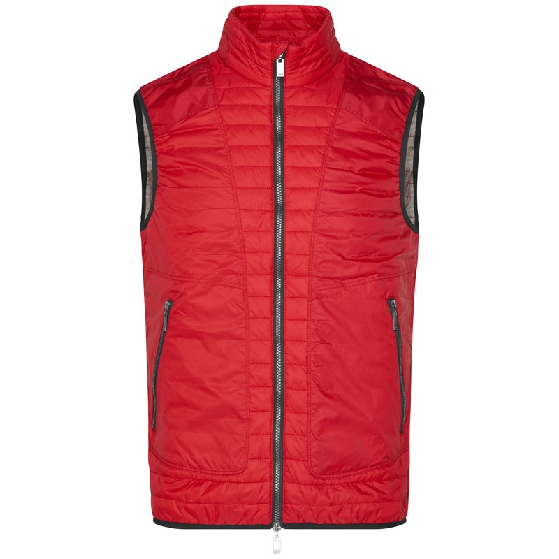 Padded vest with DuPont SoronaŽ padding (renewable, organic raw material)