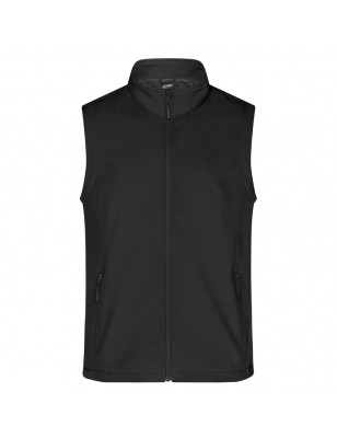 Softshell vest for promotion and leisure