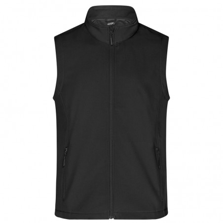 Softshell vest for promotion and leisure