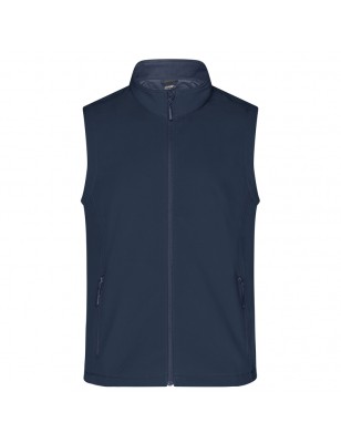 Softshell vest for promotion and leisure