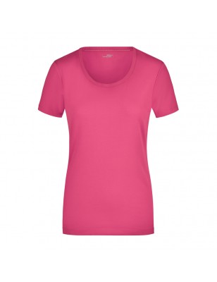 T-shirt made of soft elastic single jersey