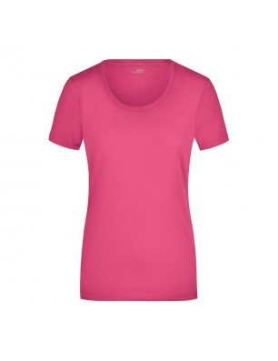 T-shirt made of soft elastic single jersey