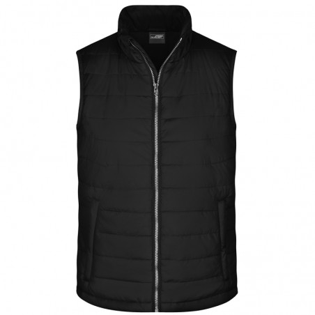 Light, padded quilted vest