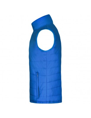 Light, padded quilted vest