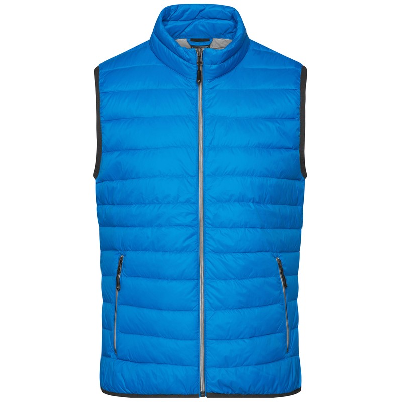 Light down vest in classic design