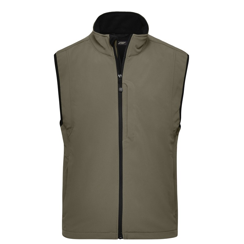 Functional vest made of softshell