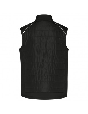 Softshell vest of attractive mixed materials