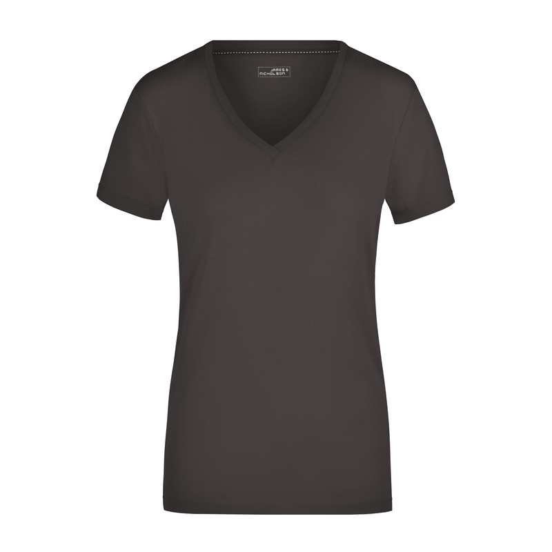 T-shirt made of soft elastic single jersey