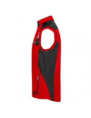 Professional softshell vest with high-quality features