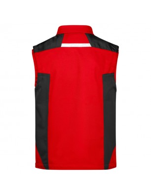 Professional softshell vest with high-quality features