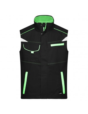 Functional vest in casual look with high-quality features
