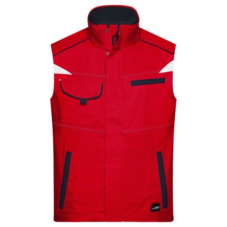 Functional vest in casual look with high-quality features