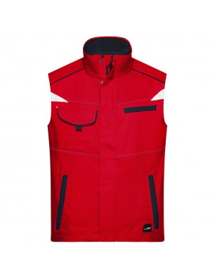 Functional vest in casual look with high-quality features