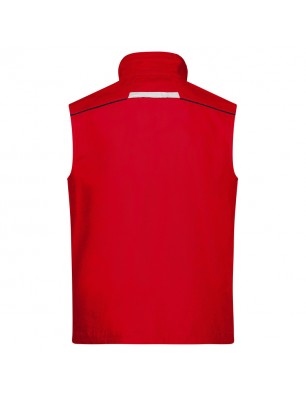 Functional vest in casual look with high-quality features